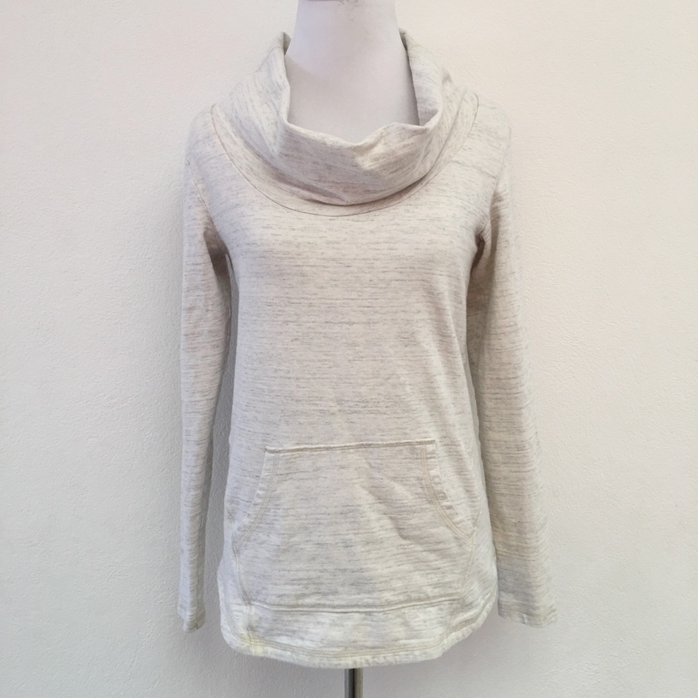 Lucy Cowl Neck Gray Long Sleeve Shirt Size XS
